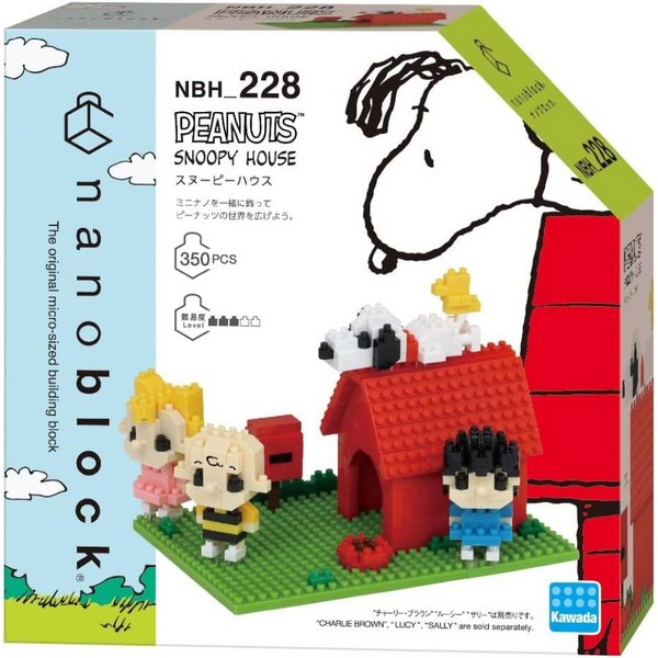 Kawada nanoblock NBH_228 Peanuts Snoopy House 4972825224045 (นาโนบล็อค)