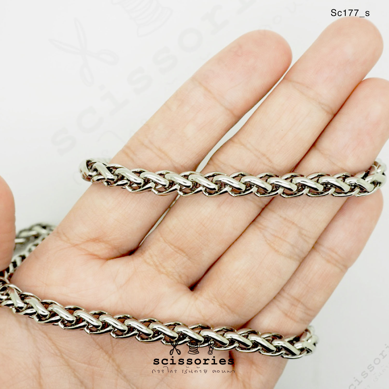 โซ่กระเป๋า ยาวเส้นละ 120 cm เนื้อดีมีน้ำหนัก ไม่มีตัวเกี่ยว