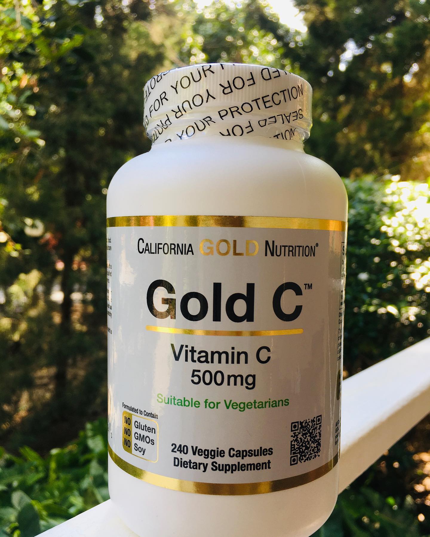California Gold Nutrition ,Vitamin C 500 mg 240 เม็ด