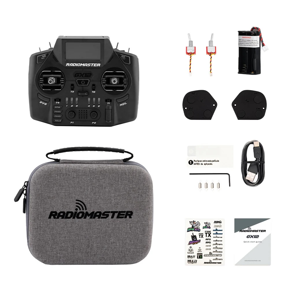 RadioMaster GX12 Dual-Band Gemini-X Radio Controller (M2) วิทยุบังคับ เครื่องบิน รถบังคับ อุปกรณ์โดรน Drone