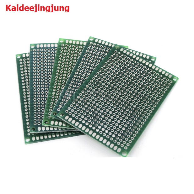 BARE PCB. size 5x7cm 5*7 Double Side Prototype PCB diy Universal Printed Circuit Board