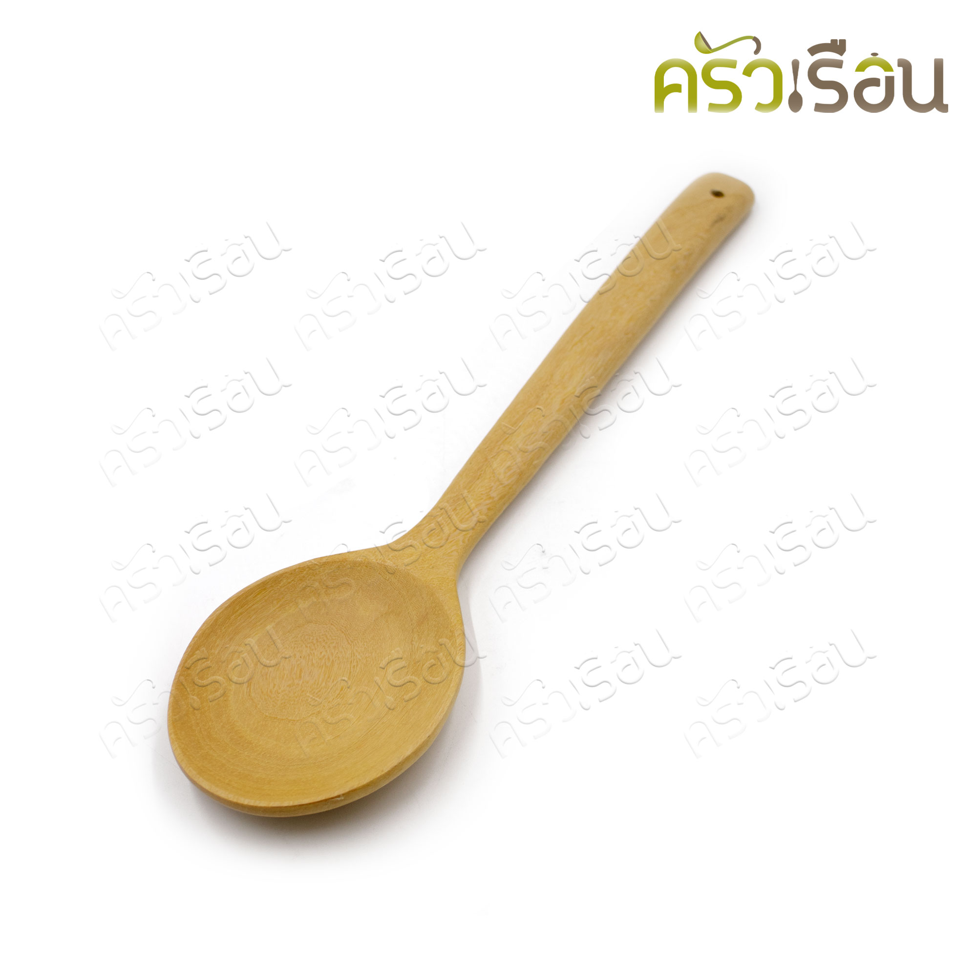 CPK ทัพพีไม้ หน้ากลม ยาว 30 x 7ซม. ทัพพีไม้จะบก