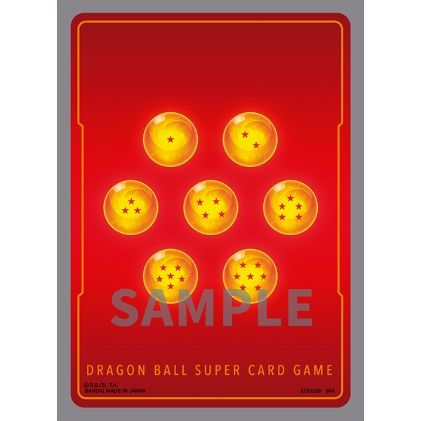 Bandai Dragon Ball Super Card Game Fusion World Official Card Sleeves V.2 Standard Red 4582769706639 (การ์ด)