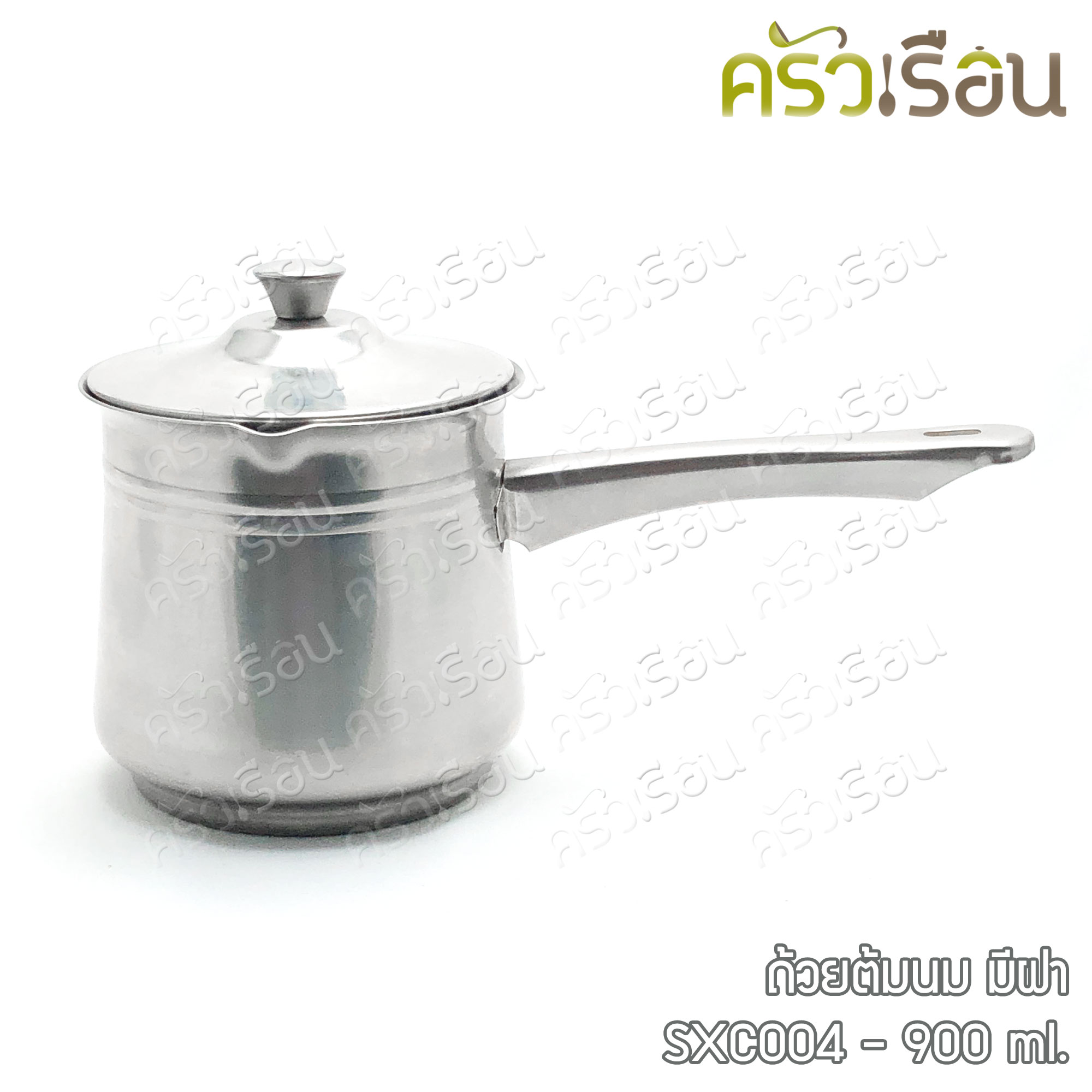 ถ้วยต้มนม มีฝา สเตนเลส มีให้เลือก 6 ขนาด ราคาต่อใบ ถ้วยกาแฟ ถ้วยต้มกาแฟ ถ้วยด้ามยาว ถ้วย หม้อจิ๋ว หม้อด้าม หม้อหาง