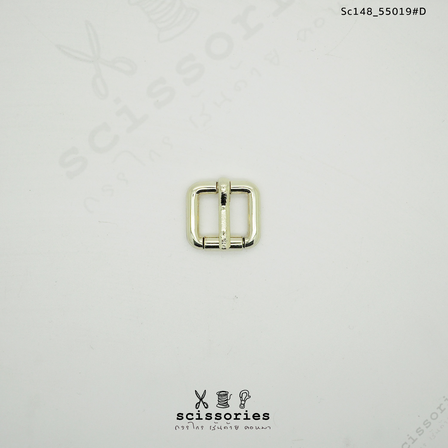 เข็มขัด ลูกกลิ้ง 1.2cm สีทอง/2ตัว