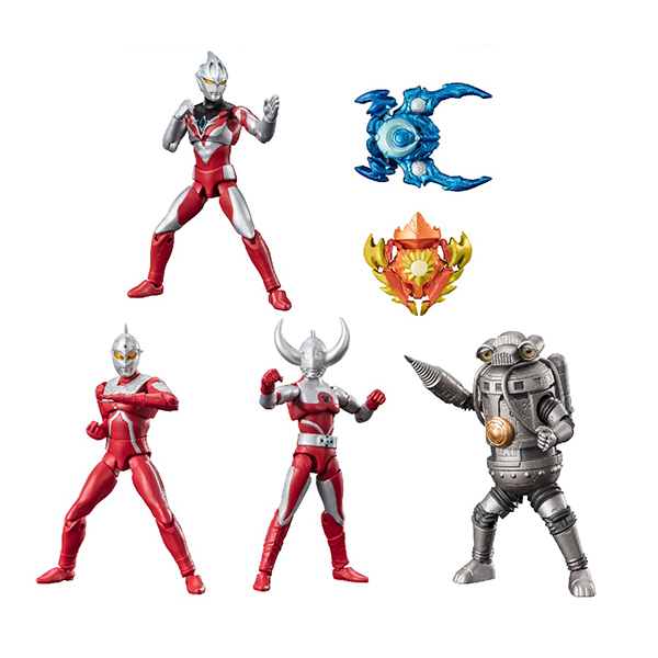 BANDAI (ครบ Set 6 กล่อง) CHODO ALPHA Ultraman 10 4570117916144 (Figure)