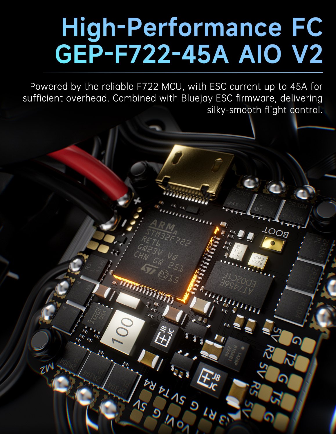 GEPRC CineLog35 V3 O4 Pro FPV Drone อุปกรณ์โดรน Drone