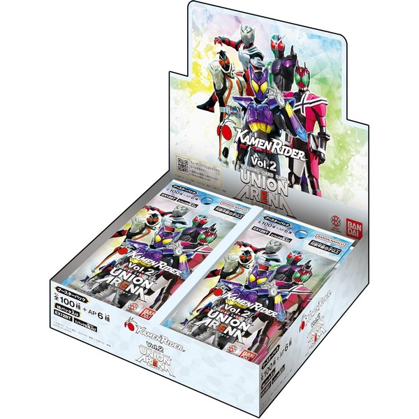 Bandai Union Arena Booster Box EX12BT Kamen Rider Vol.2 แบบกล่อง (16 ซอง) 4582769912696 (การ์ด)