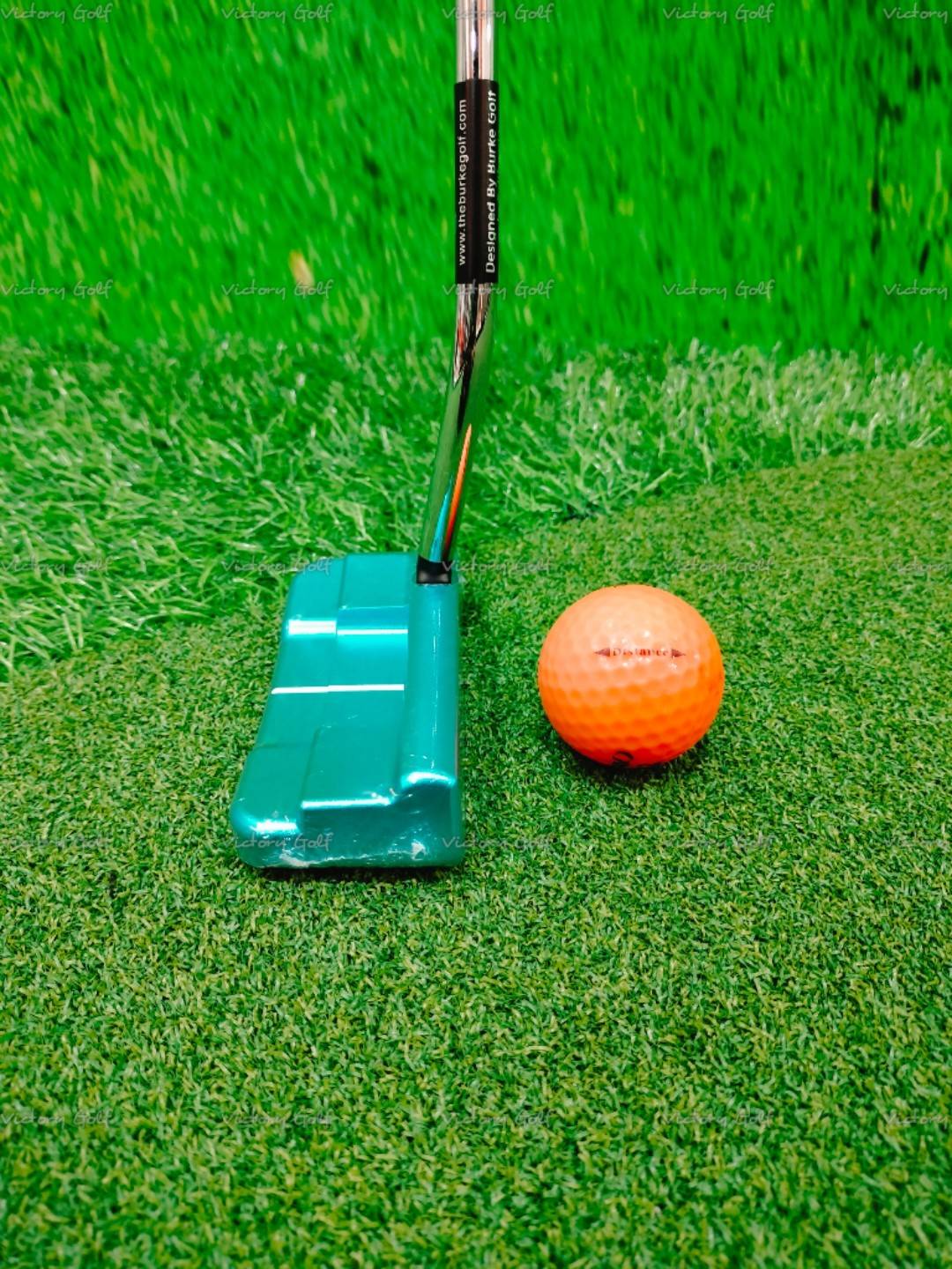 Putter Burke GOLF AI+77R (grip 2.2) 33” , 34” ( USA.) Face Balance ( สีฟ้า ) ปี2025