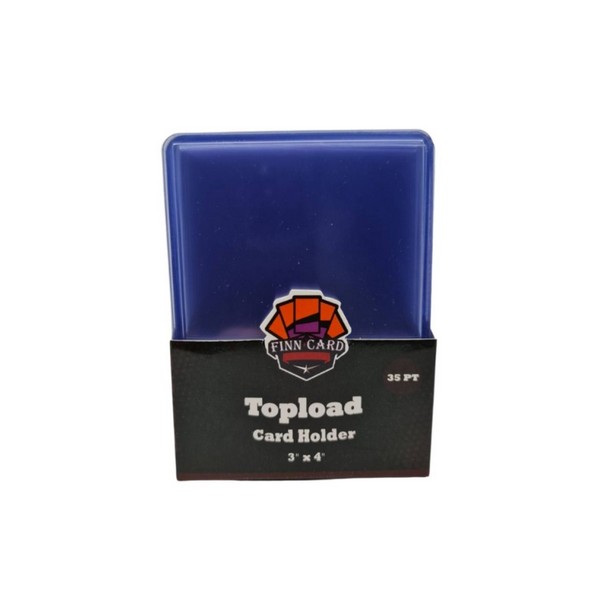 Finncard Toploader Standard 35pt 25 Pcs สำหรับการ์ด 64x89mm เคสแข็ง สีมาตรฐาน มีฟิล์มกันรอย FSTS35256489 (การ์ด)