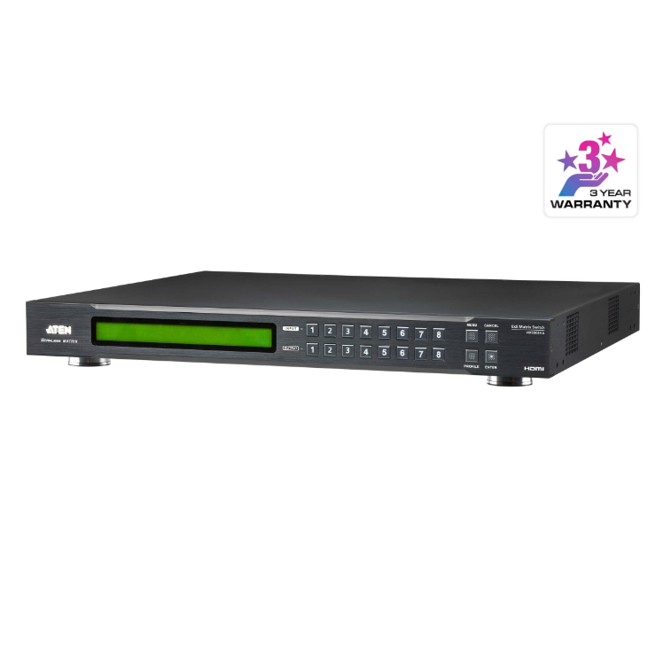 8 X 8 HDMI MATRIX SWITCH WITH VIDEO WALL AND SCALER