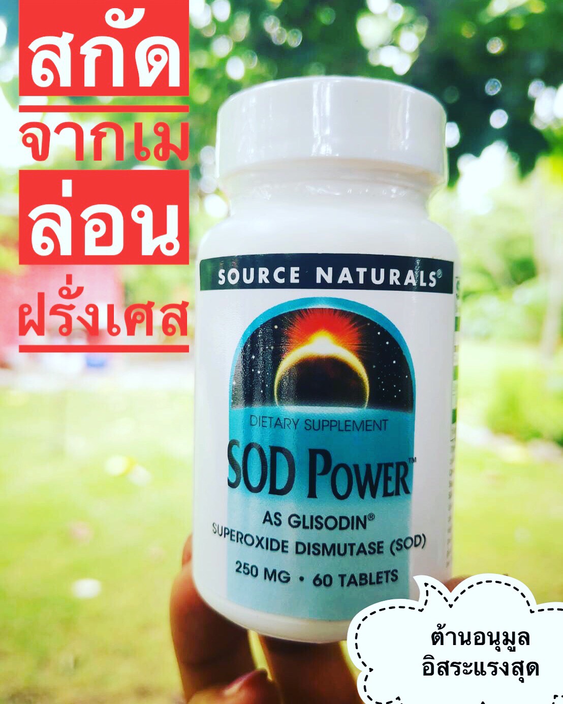 Source Naturals, SOD Power, 250 mg, 60 Tablets