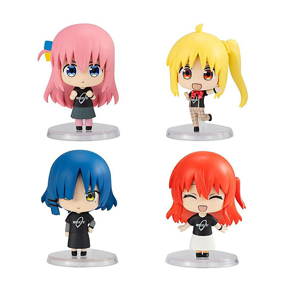 Bandai (ครบ Set 4 ลูก) Bocchi The Rock! Capsule Figure Collection 4570118210982 (Gashapon)