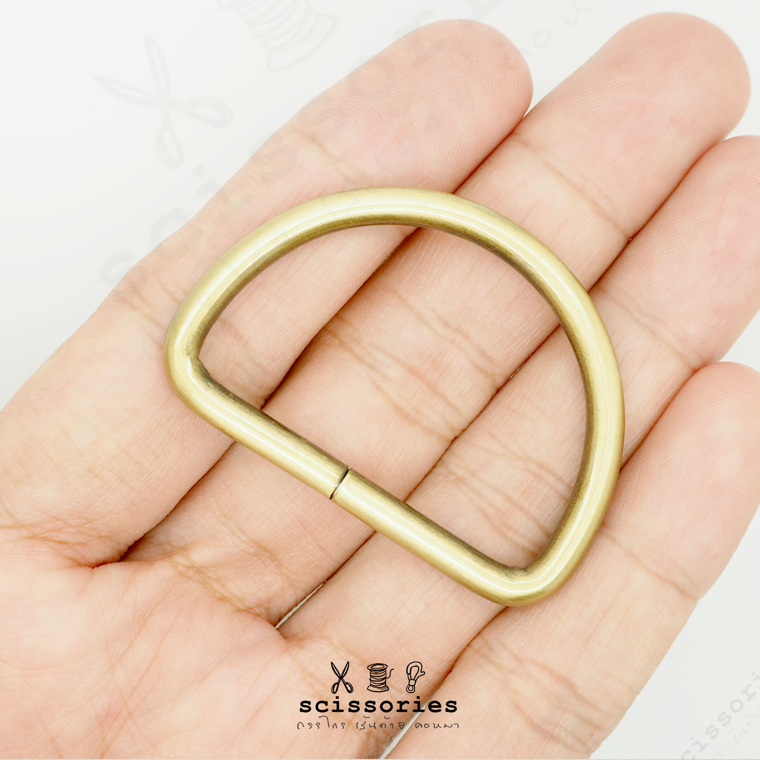 ตัวดี 1.5 in สีเหลืองปัด/2ตัว