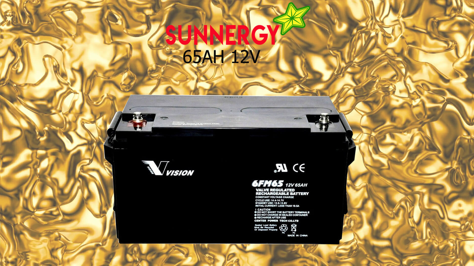 แบตเตอรี่ DEEP CYCLE 65AH 12V