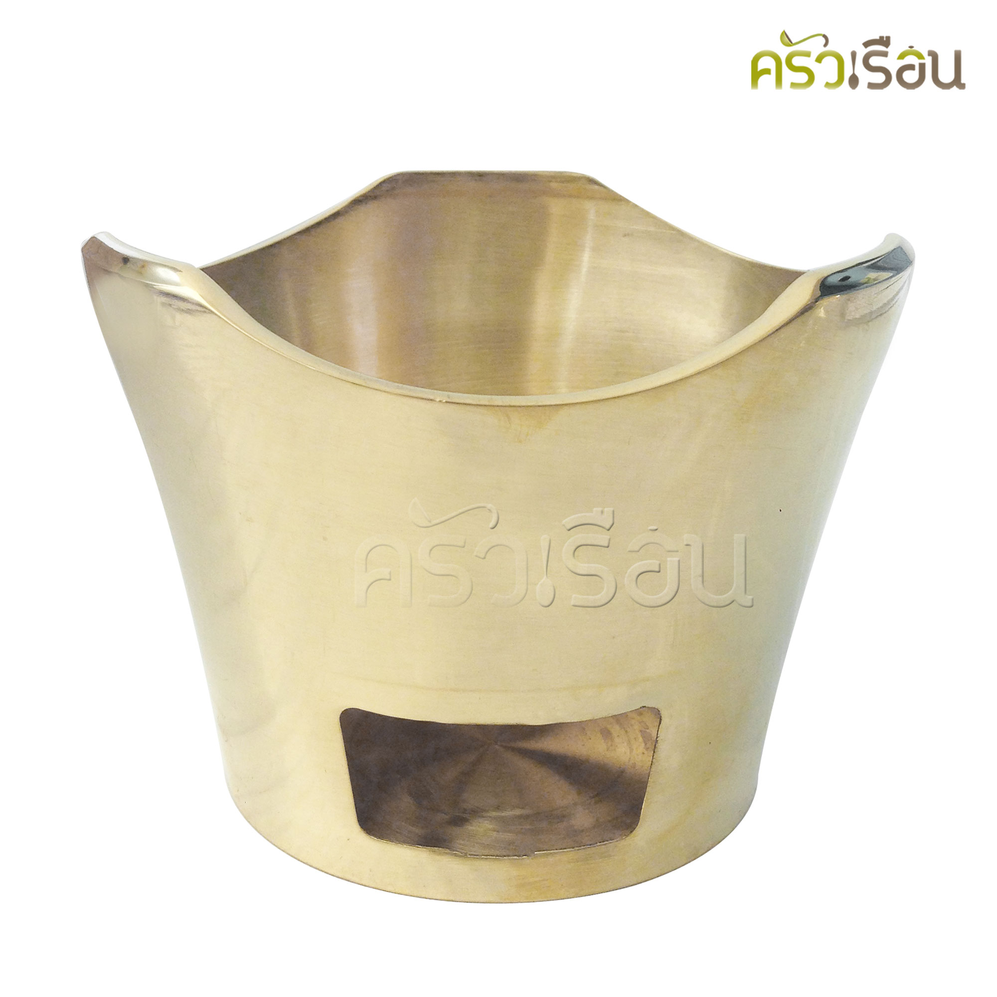 BRASS เตาถ่าน ทองเหลืองแท้ สำหรับอุ่นอาหาร เสิร์ฟอาหารบนโต๊ะ