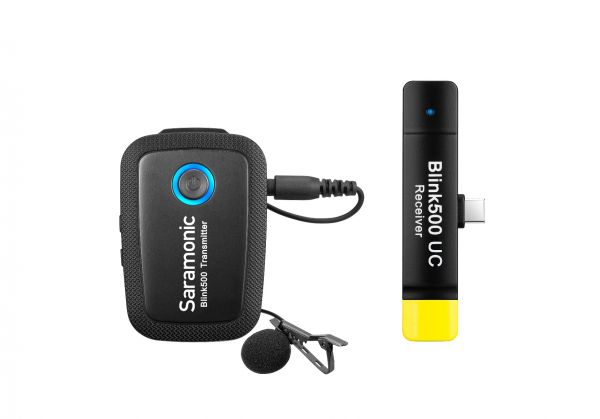 Saramonic Blink500 B5 ไมโครโฟนไร้สาย คลื่น2.4GHz สำหรับอุปกรณ์ที่รองรับType-C (1 ตัวรับ 1 ตัวส่ง)