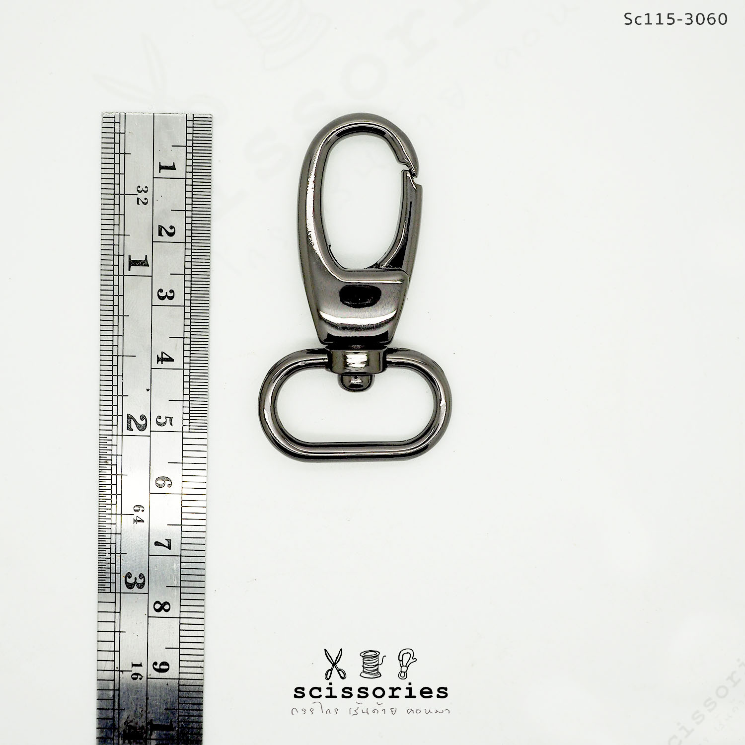 คอหมา 1 in สีบอนด์ดำ /2 ตัว เกรด A