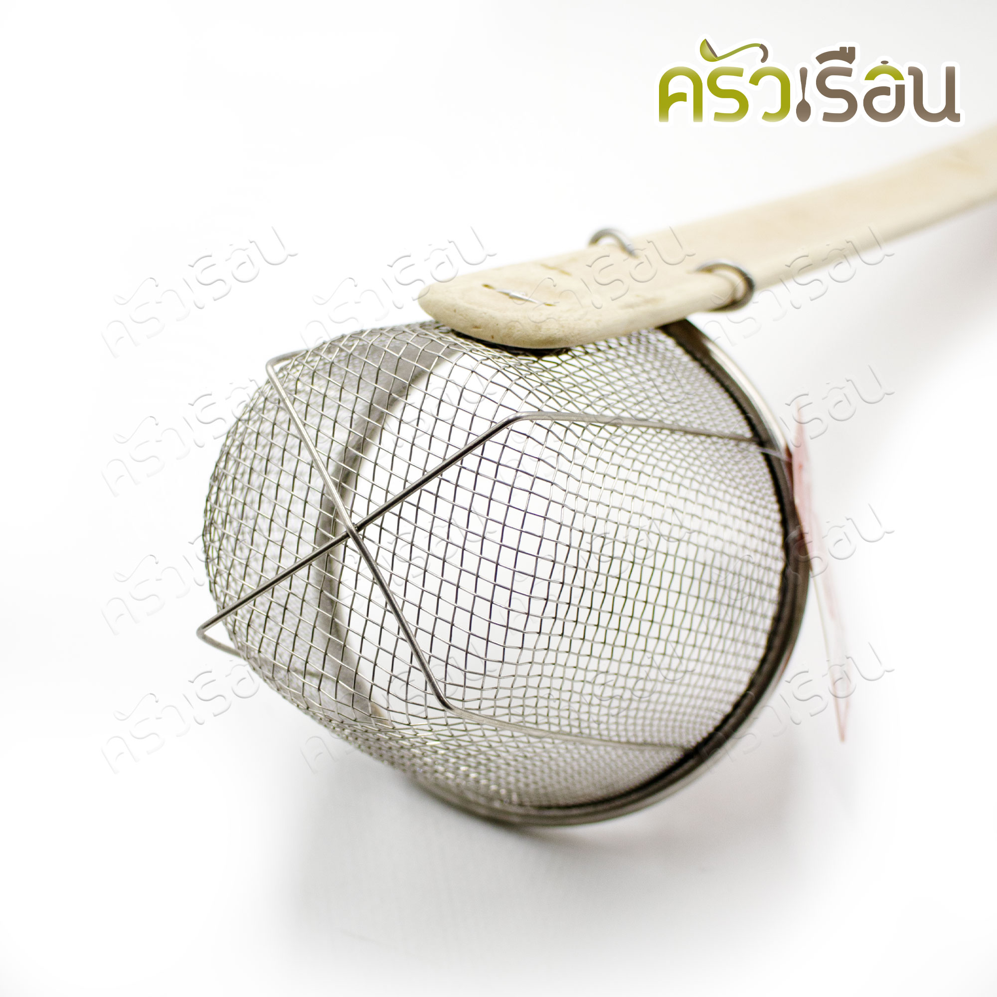FOFO Noodle Strainer, Bamboo Handle, 11.5 cm., SJ101.