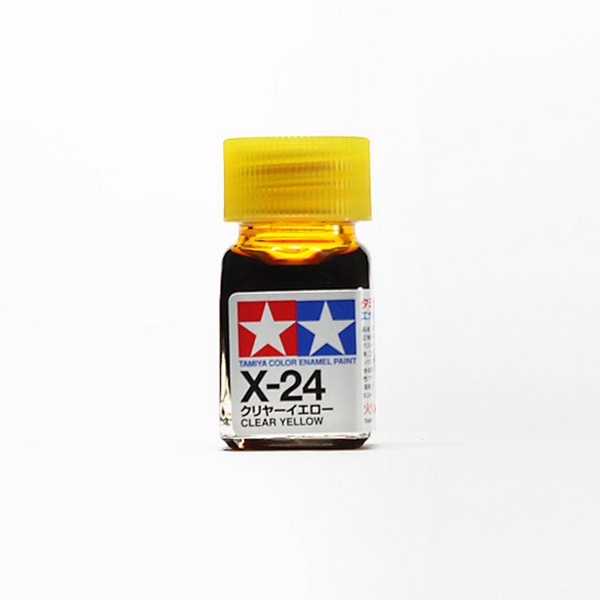 Tamiya Enamel Color 80024 X-24 Clear Yellow (Gloss Clear) 4950344066964