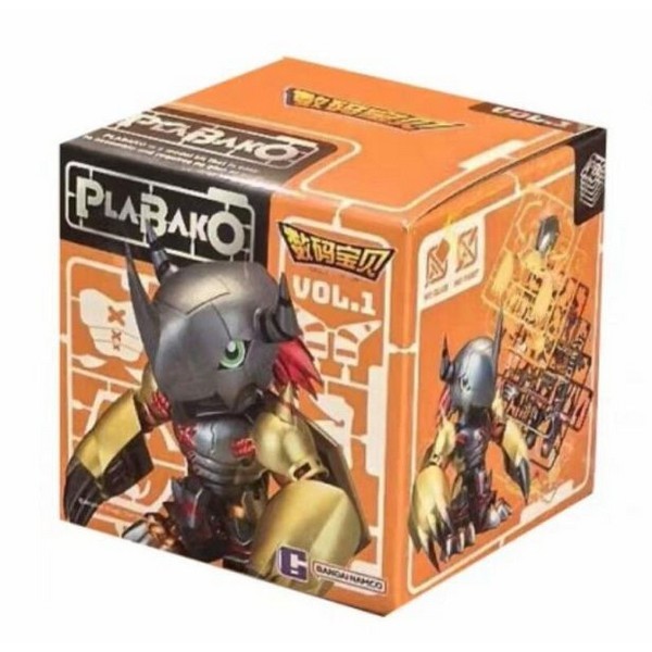Bandai (สุ่ม 1 / จาก 8 แบบ) PLABAKO Digimon Adventure Vol.1 6977665591508 (Plastic Model)