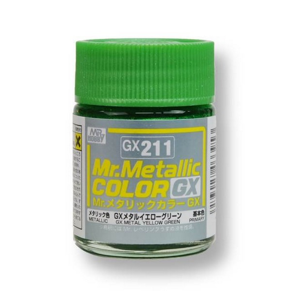 MR.METALLIC COLOR GX211 Yellow Green 4973028033953 Mr.Hobby