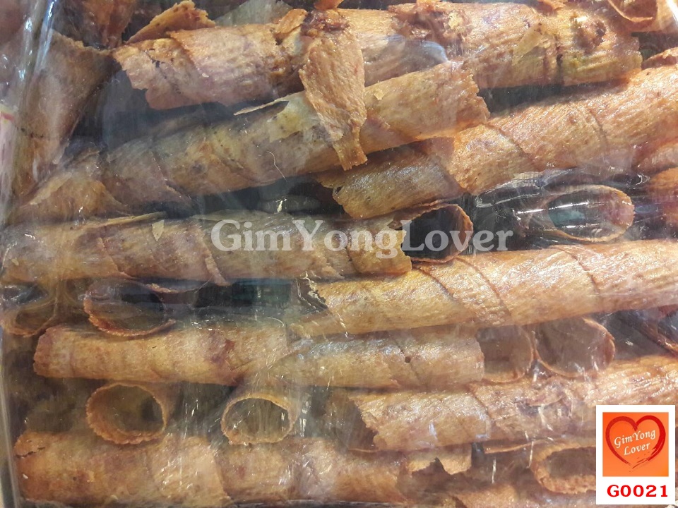 ปลาหมึกม้วนกรอบ