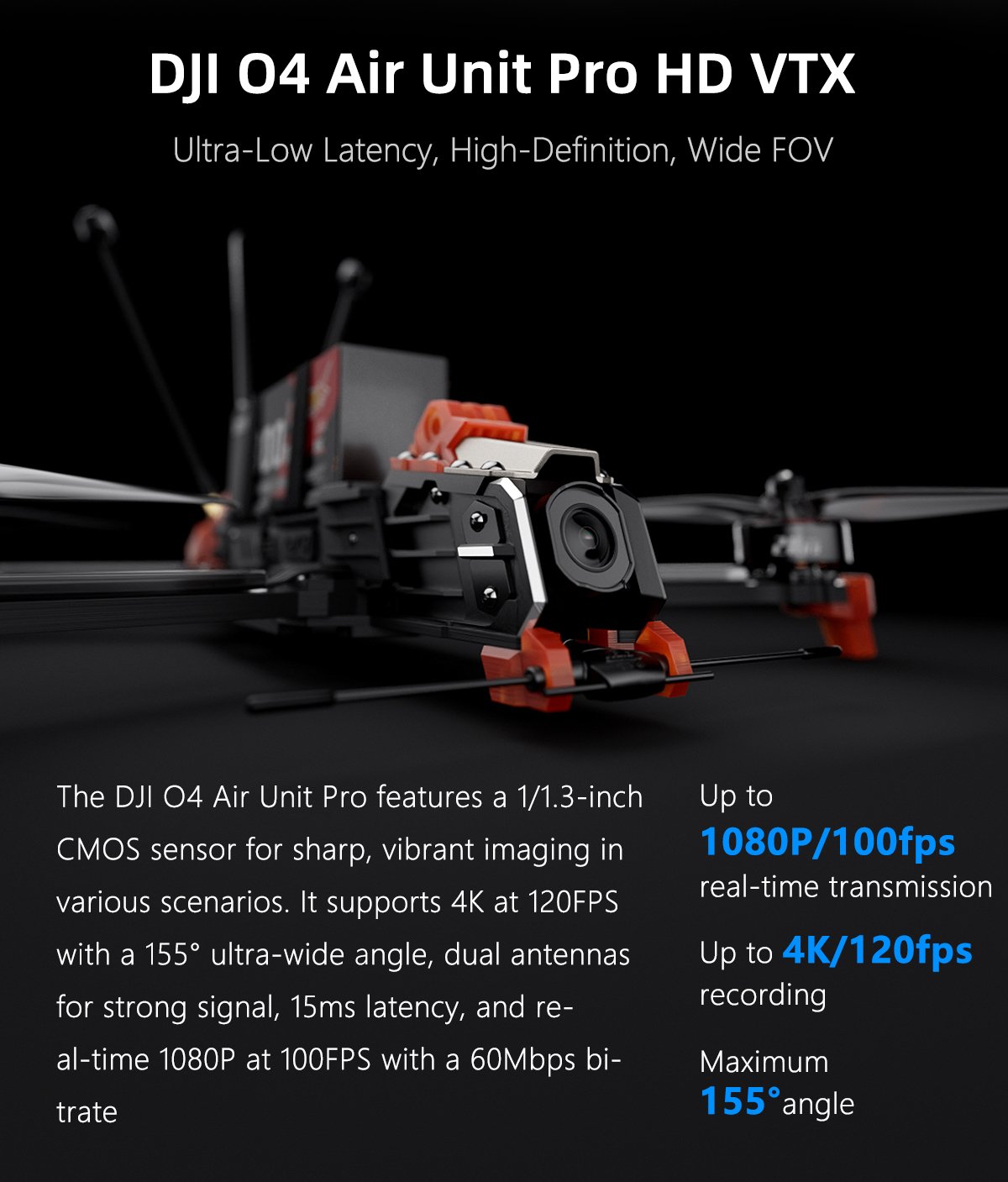 GEPRC MOZ7 V2 DJI O4 Pro | FC F722-BT | มอเตอร์ 2809 | ใบพัด 7.5" | RX ELRS 915/2.4G GemX ของเล่นบังคับวิทยุ