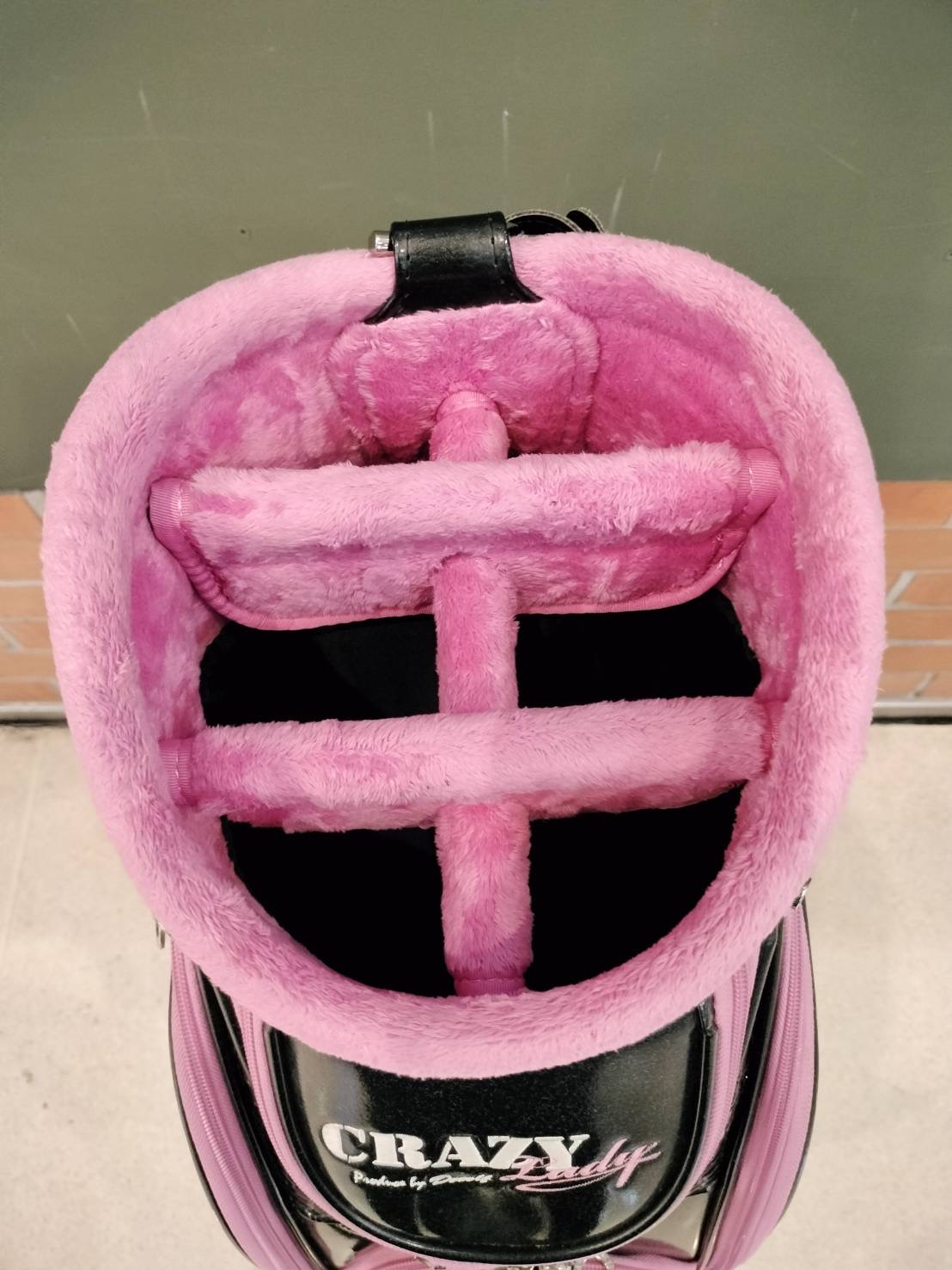 (Genuine) Golf Bag CRAZY Bulldog (Free Cover Travel) 9”