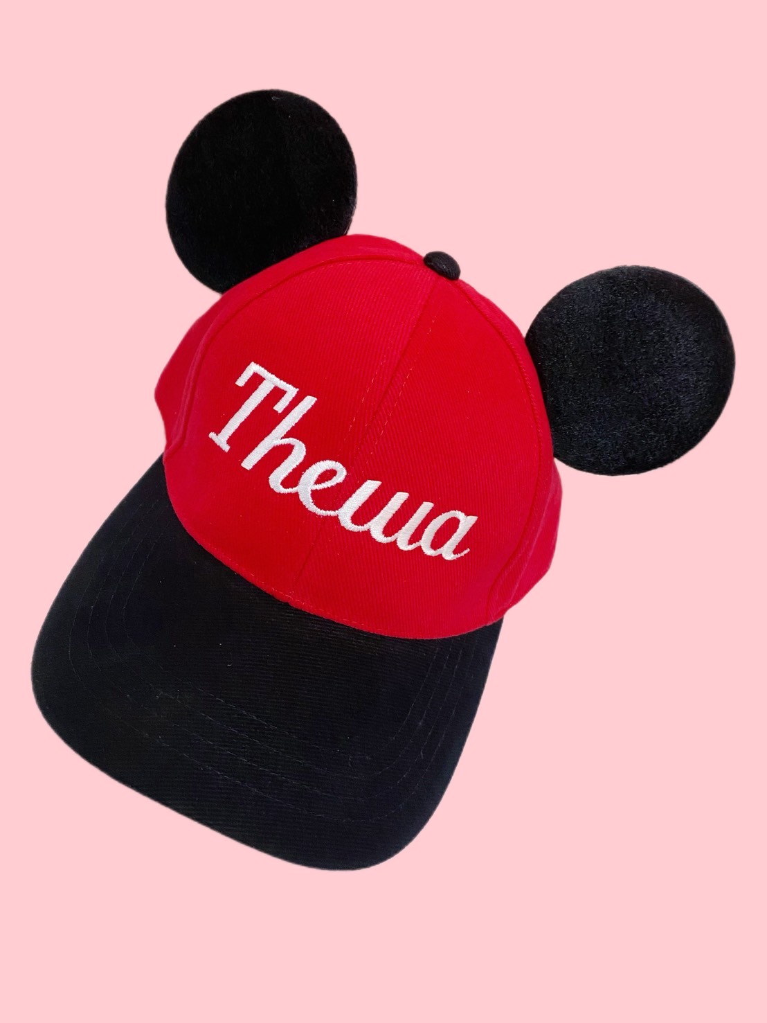 หมวกแก๊ปมิกกี้เมาส์ปักชื่อ หมวกMickeymouse