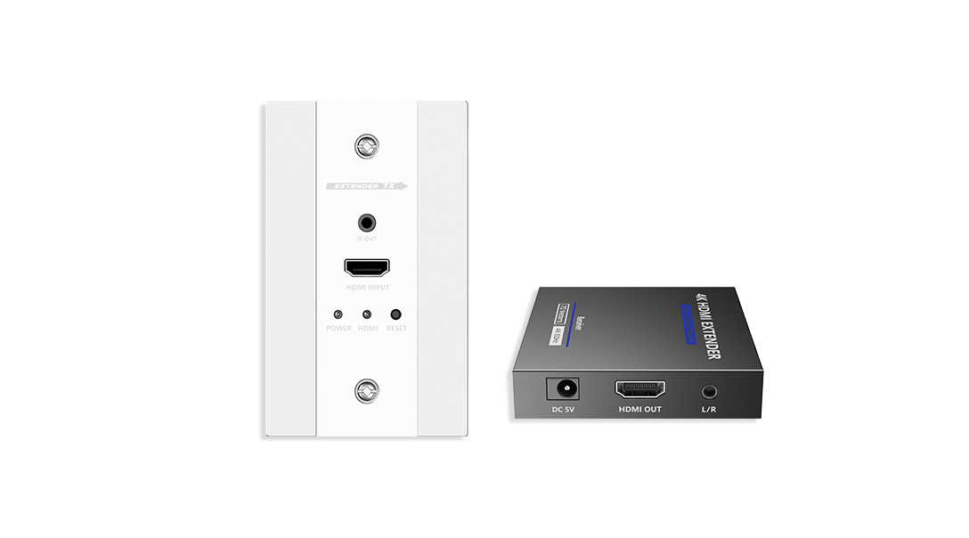 LENKENG LKV565US 4K@60Hz HDR HDMI ™Wall-Plate Extender