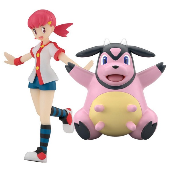 Bandai Pokemon Scale World Johto Region Akane & Miltank 4570117917912 (Figure)
