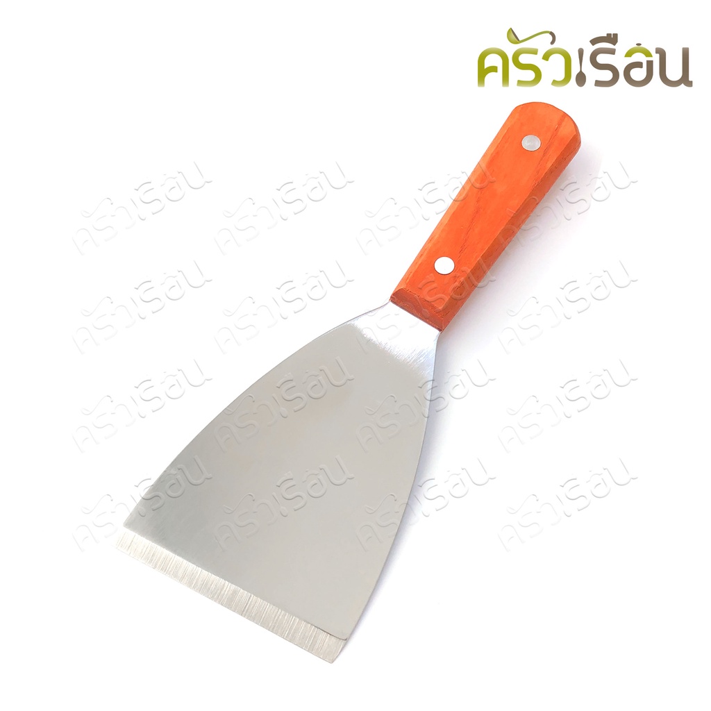 M-WELL ตะหลิว เกรียงญี่ปุ่น ด้ามไม้ 3 นิ้ว 7.4 x 20 ซม. KC731 เกรียง ตะหลิว ที่แซะ