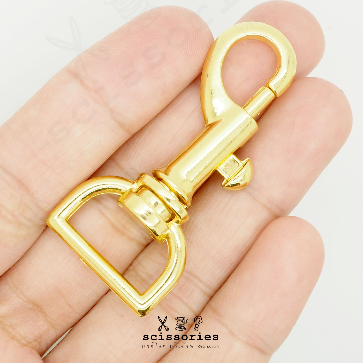 คอหมา 6หุน สีทอง /2ตัว