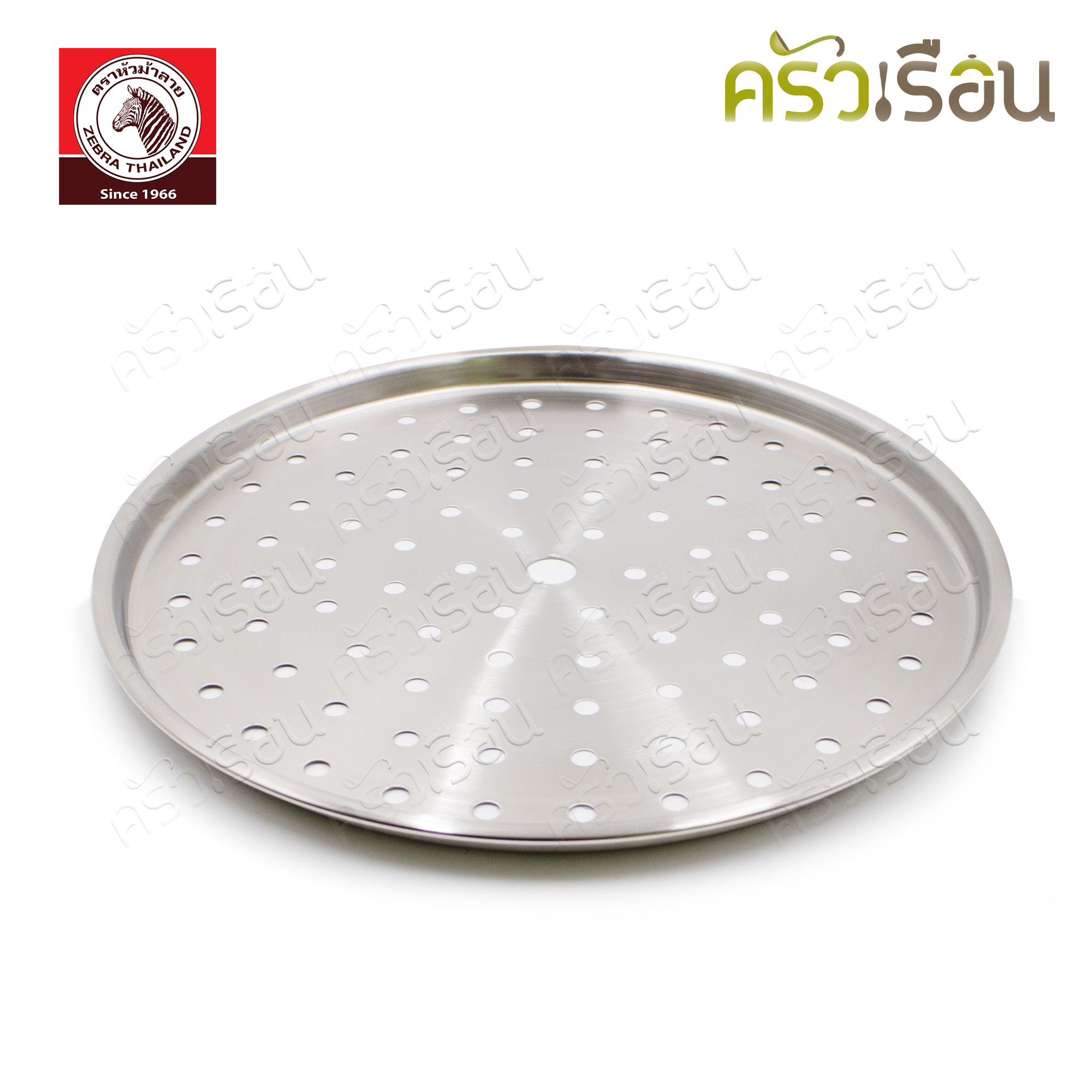 [Showcase] ZEBRA Chinese Wok, stainless steel, 5 Ply 38 cm. with steaming pad, thickness 2.3 mm. 176201