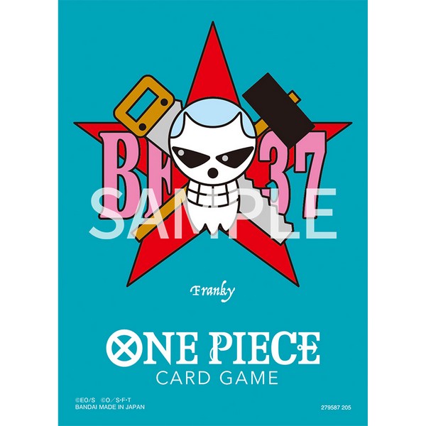 Bandai One Piece Card Game Sleeves Limited Premium Matte Vol.3 Franky 4582769843556 (การ์ดวันพีช)