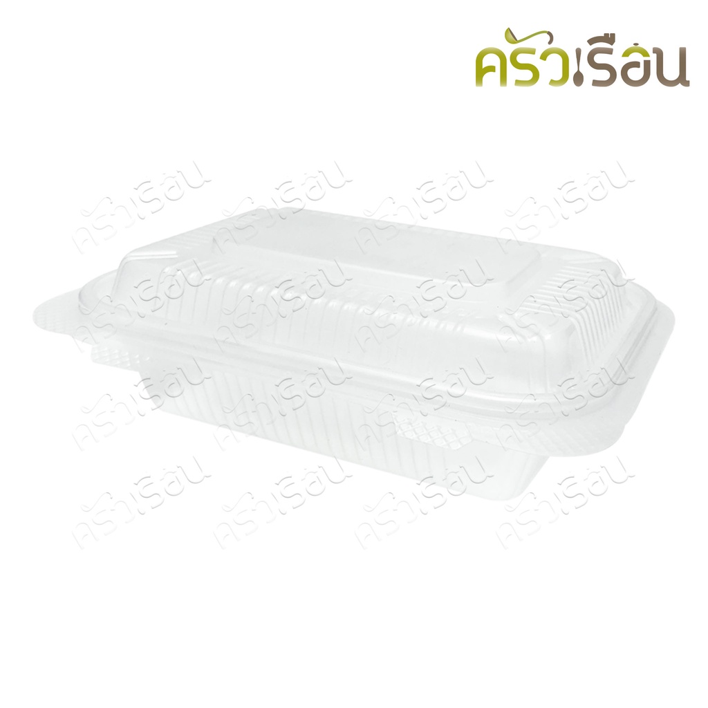 FEST กล่องข้าว พลาสติก PP ฝาพับ 650 มล. แพค 25 ชิ้น FA6501 กล่องใสอาหาร ใส่ร้อนและเย็นได้
