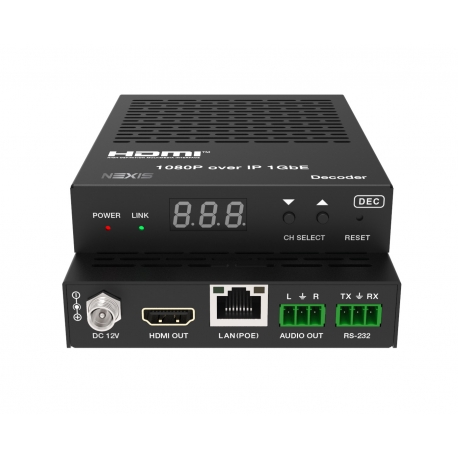 HDMI OVER IP EXTENDER (RECEIVER) MATRIX & VIDEO WALL SUPPORT