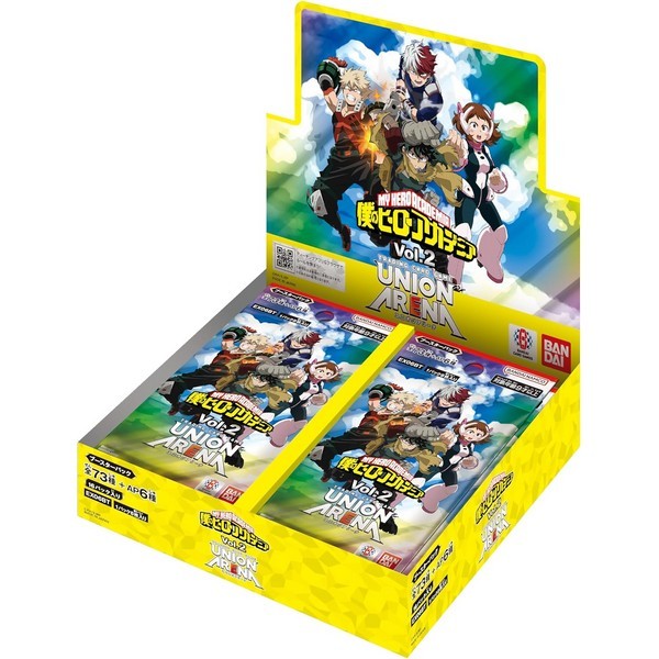Bandai Union Arena Extra Booster Box EX06BT My Hero Academia Vol.2 แบบกล่อง (16 ซอง) 4570118259998 (การ์ด)
