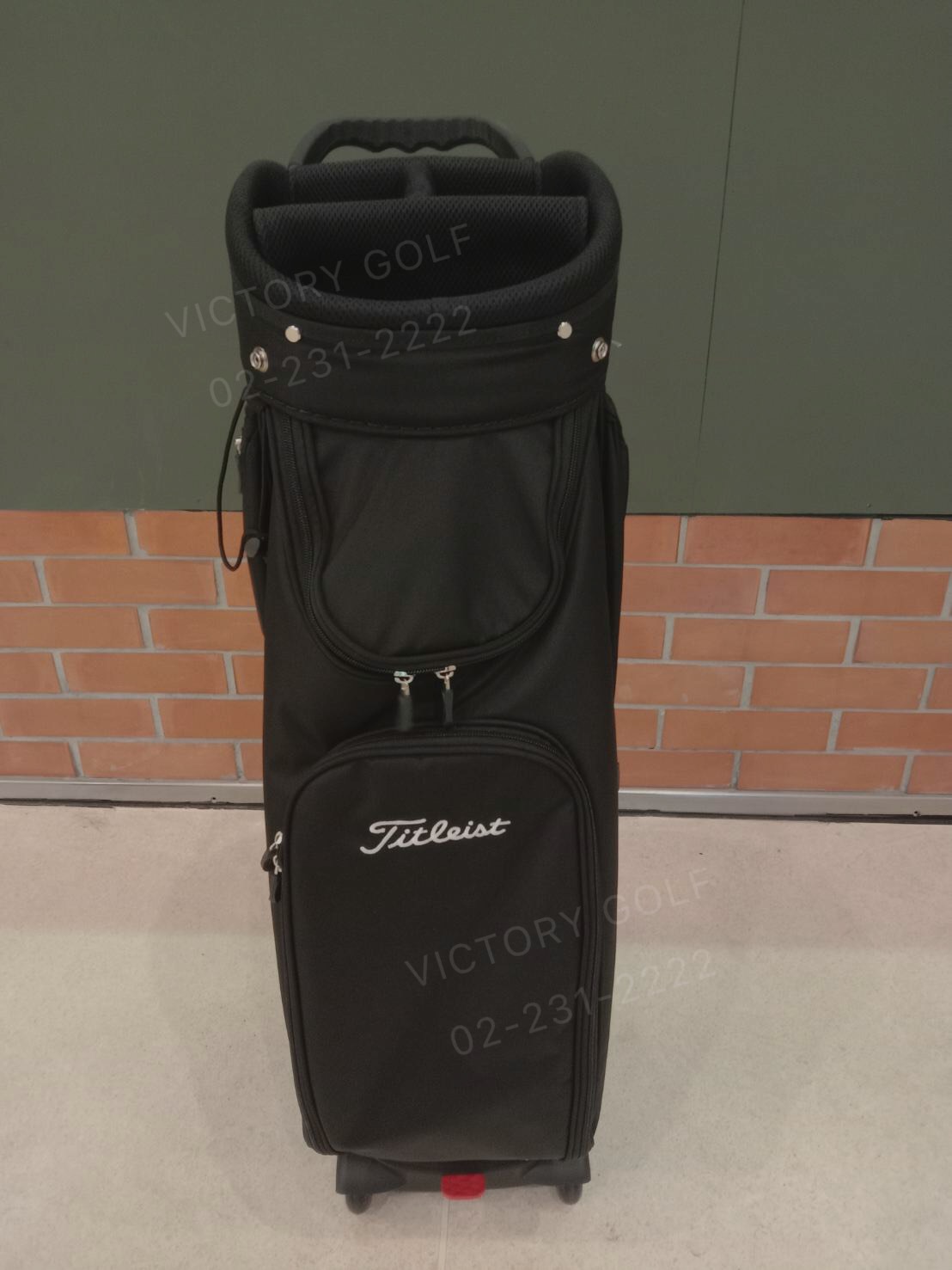 Golf Bag TITLEIST Black (มีล้อลาก)