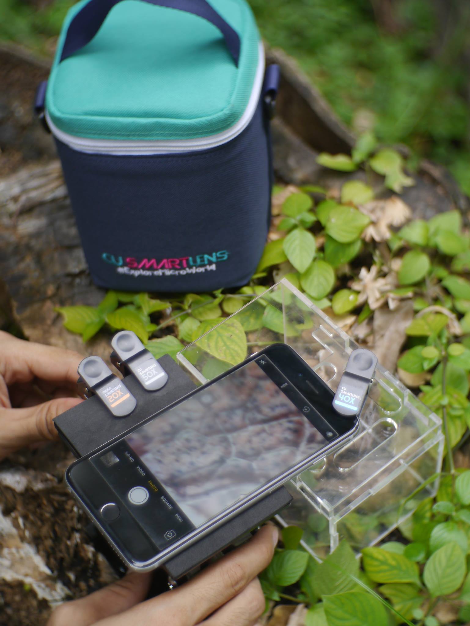 CUsmartlens Complete Set (เลนส์ขยาย เปลี่ยนมือถือเป็นกล้องจุลทรรศน์)