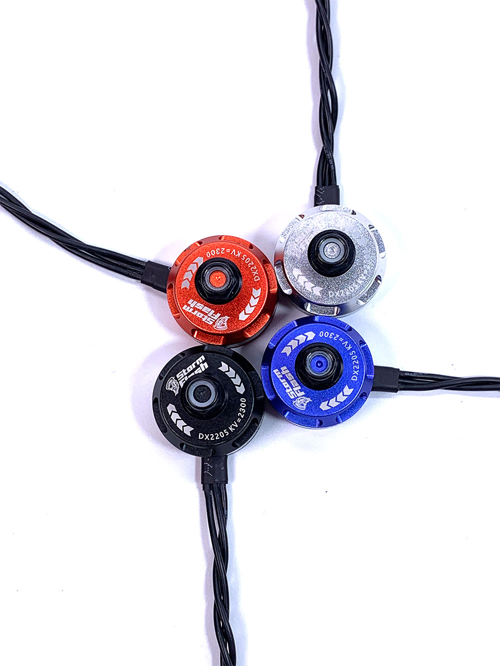 [22-3] 4ลูก Storm Flash 2205 2300KV CW มอเตอร์ FPV RACING DRONE โดรนซิ่ง มี 4 สี เริ่มประกอบลำ ราคาประหยัด Motor