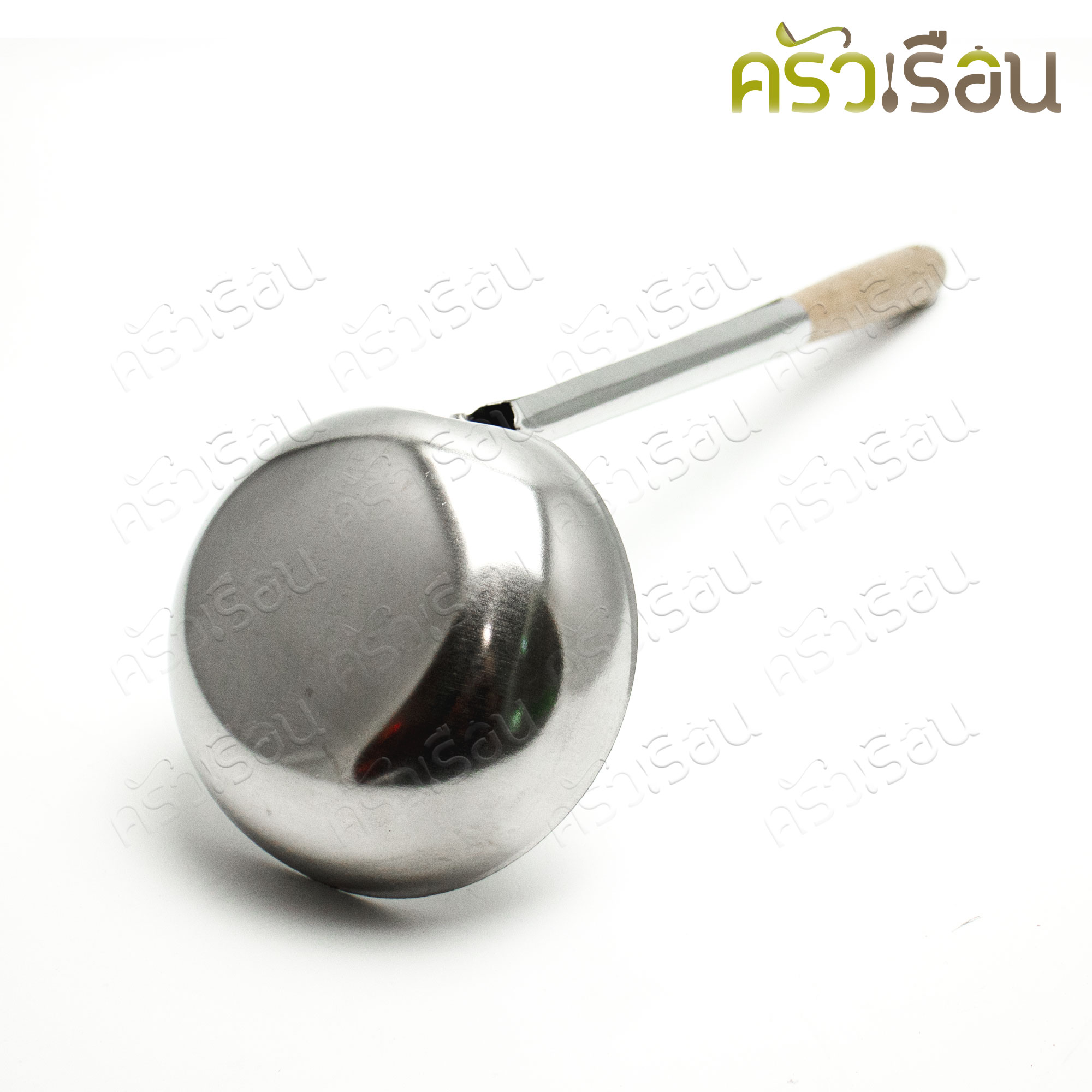 Twin Ray กระบวย ด้ามไม้ [ ราคาต่ออัน ] ที่ตักน้ำแกง ที่ตักแกง