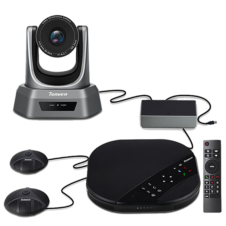 TENVEO ALL-IN-ONE VIDEO CONFERENCECAM GROUP SYSTEM WITH MIC EXPANSION