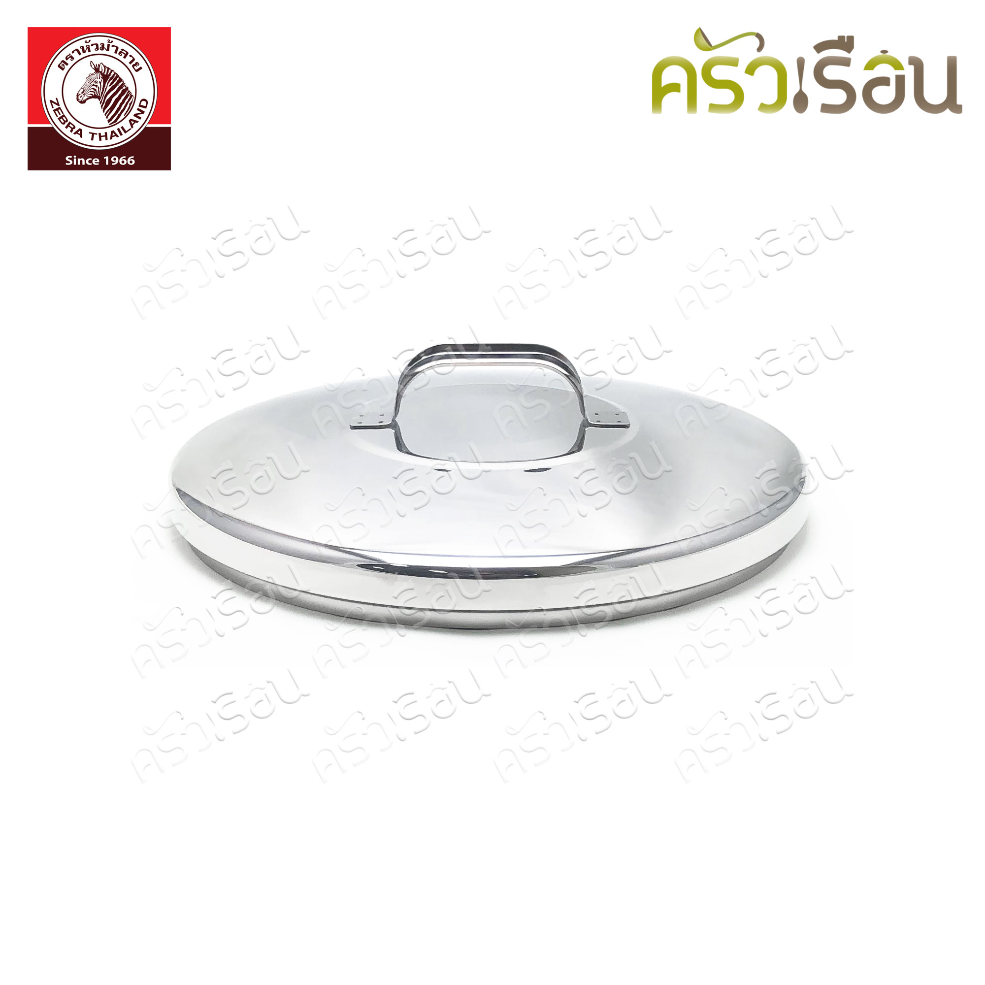 Zebra [ 30x2 ] หม้อก๋วยเตี๋ยว ม้าลาย 30 ซม. 2 ช่องโค้ง ตราหัวม้าลาย 272030