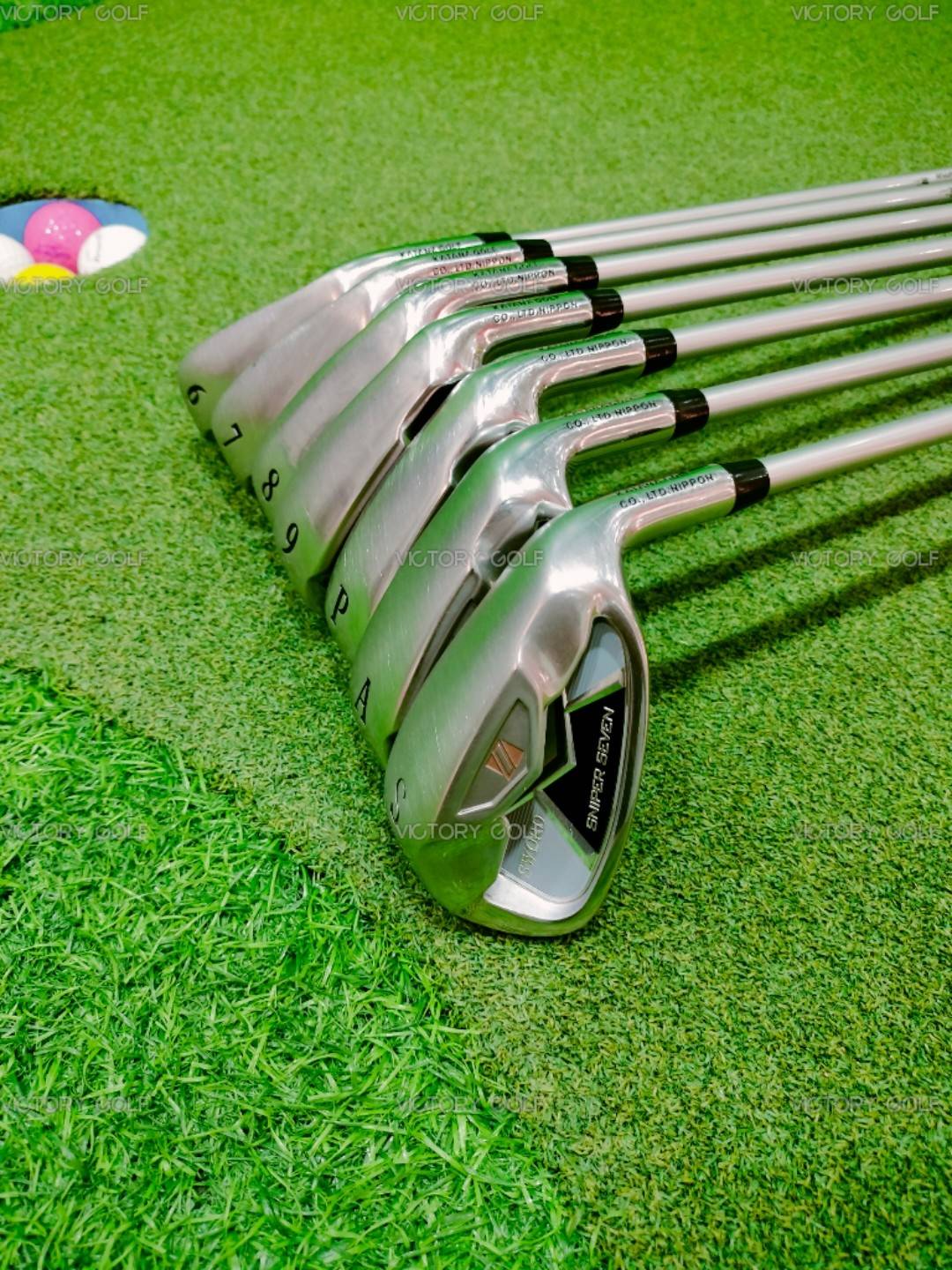 Iron Set Katana VOLTIO SWORD SNIPER Seven 6-9, Pw, Aw, Sw ( 7 pcs. )( Speeder588/ SR/ TQ: 3.0 ) 50.5g. ปี 2018