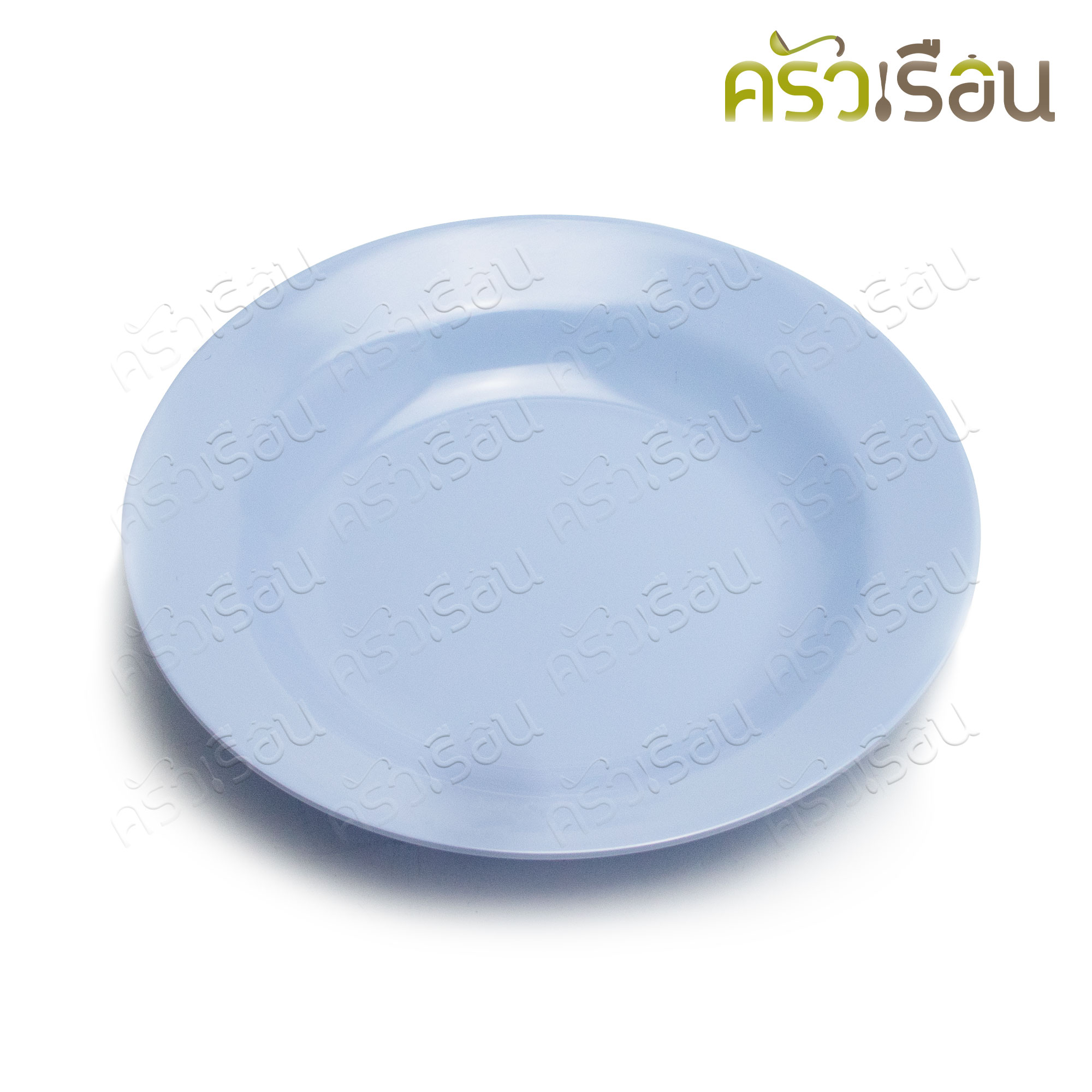 SB จานกลม เมลามีน ทรงลึก 8 นิ้ว สีฟ้า SB P281-8