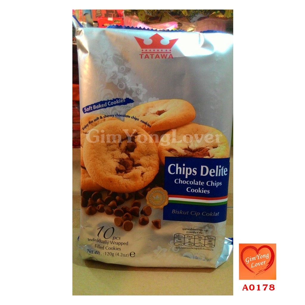 TATAWA คุกกี้ผสมช็อคโกแลตชิพ (TATAWA Chips Delite chocolate Chips Cookies)