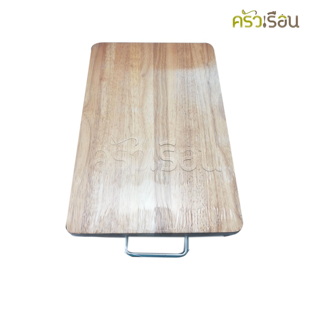 Kit Charoen Rectangle wooden cutting board,10 x 13 inches. thickness 2.2 cm., Rubberwood cutting board.