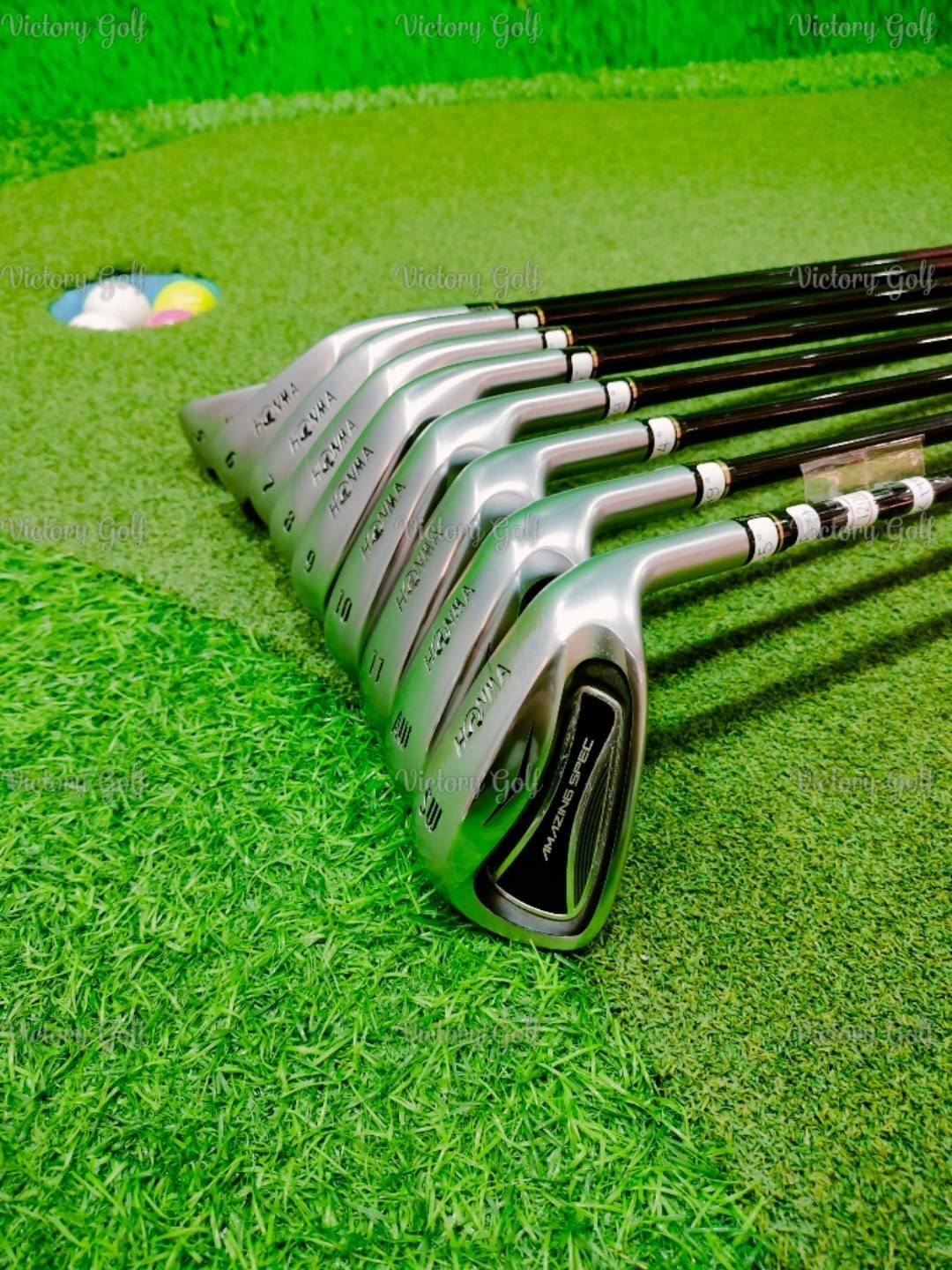 Iron HONMA AMAZING SPEC 5-11 AW, SW flex: R (45g.) 9 pcs.